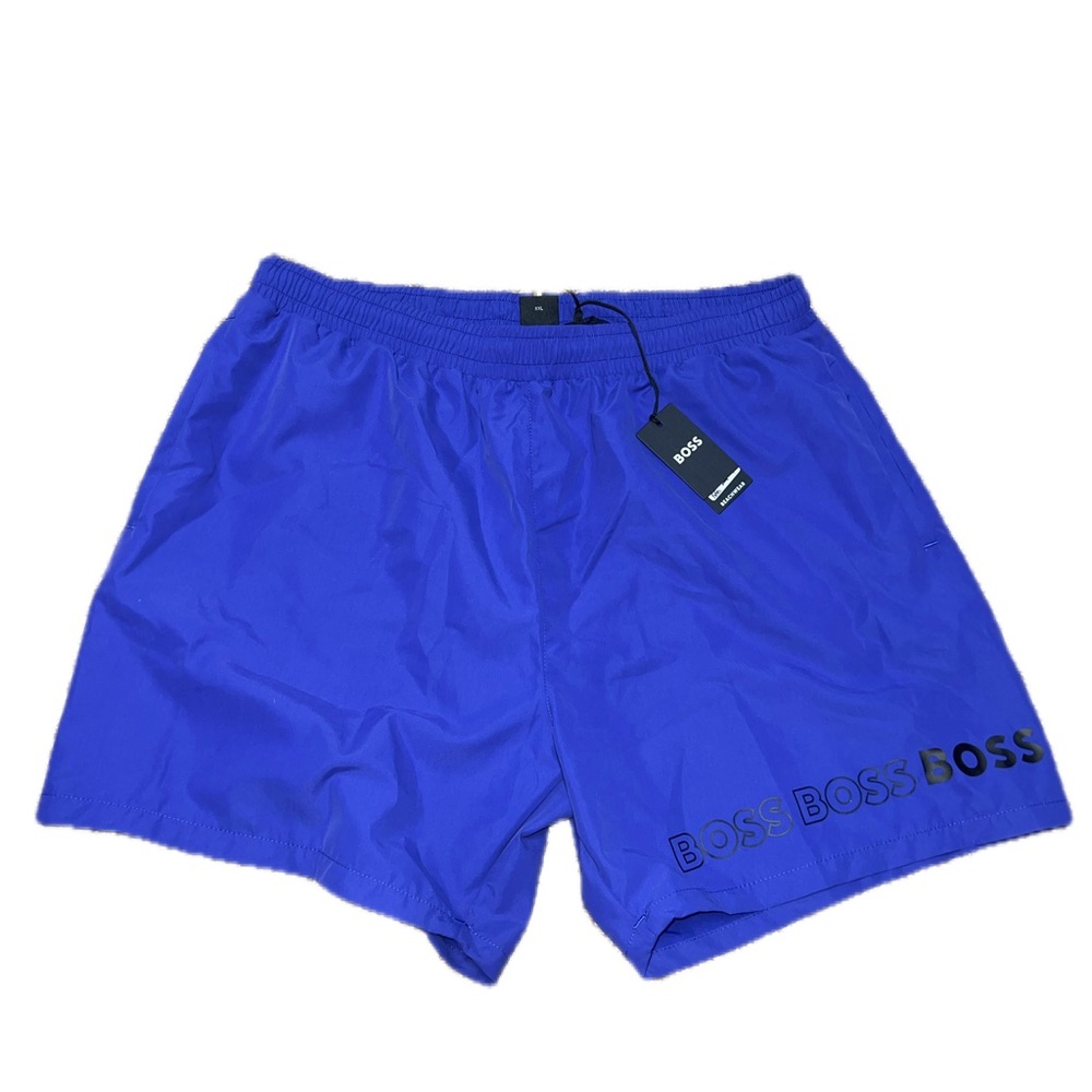 NWT Boss Vibrant Blue Swim Trunks